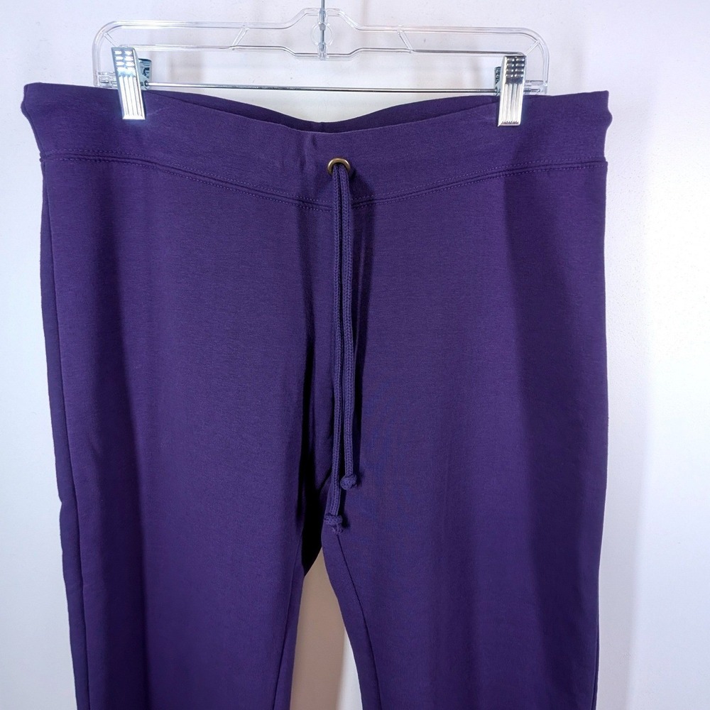 Fox Unisex Live Purple Drawstring Jogger Sweatpants Long Size 3 LW15-6100 NEW - Picture 3 of 8